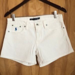 White Polo Ralph Lauren shorts